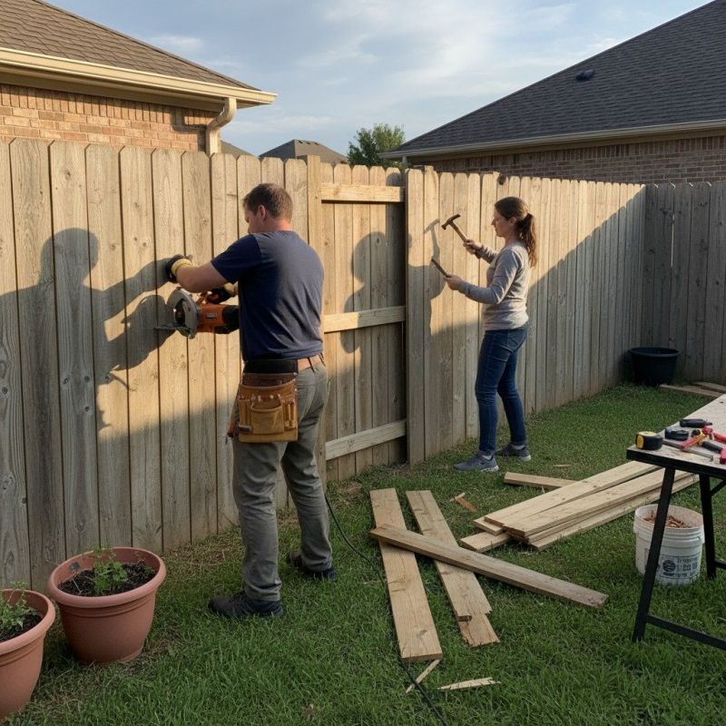 Local Fence pros at work