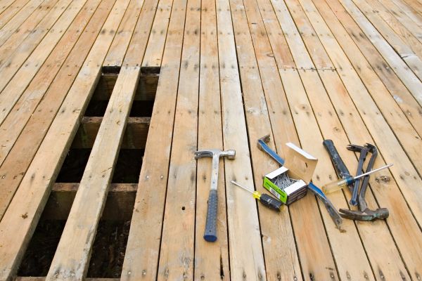 Pressure Treated Deck Repair